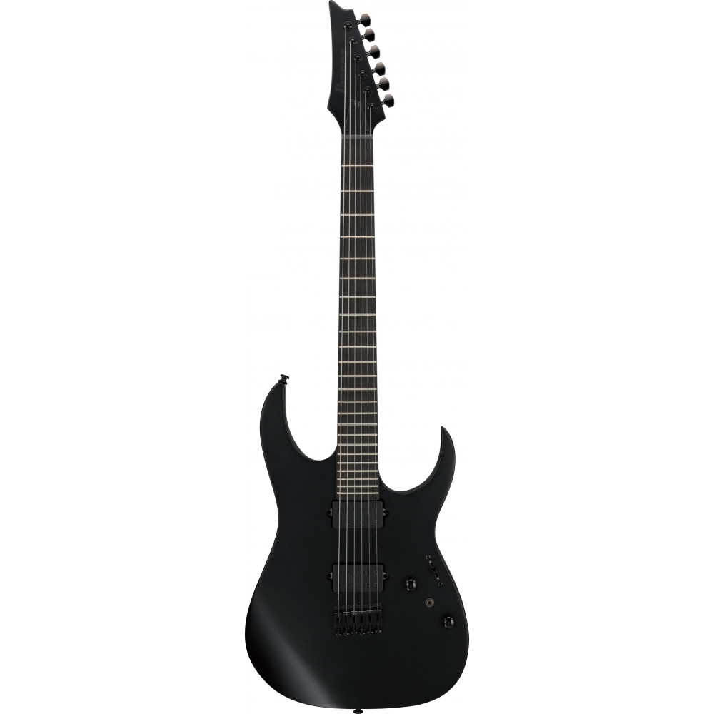 Ibanez RGRTB621-BKF Iron Label RGRT Electric Guitar 6-String - Black Flat