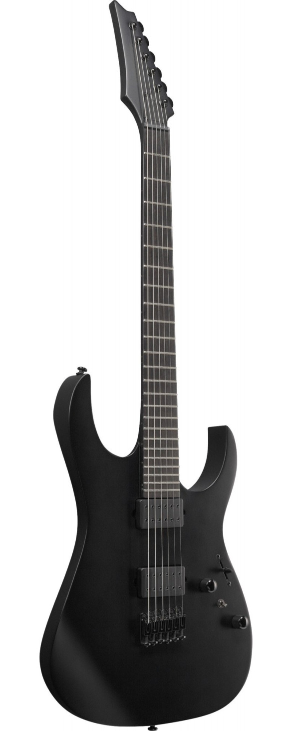 Ibanez RGRTB621-BKF Iron Label RGRT Electric Guitar 6-String - Black Flat