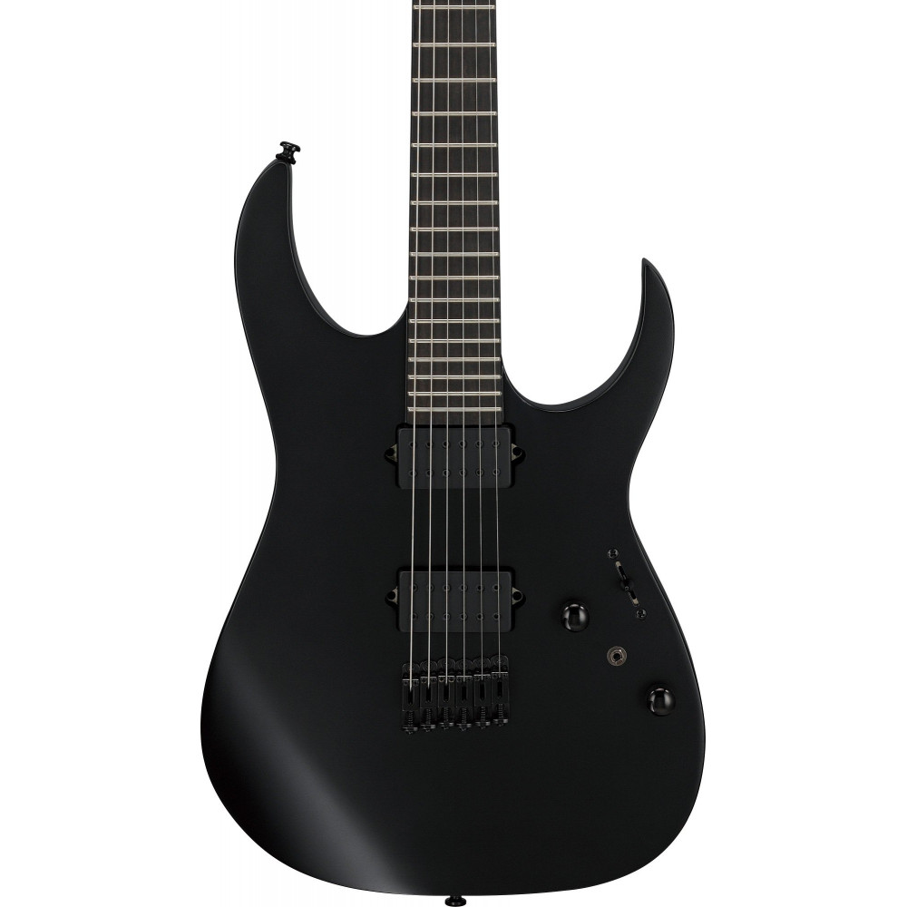 Ibanez RGRTB621-BKF Iron Label RGRT Electric Guitar 6-String - Black Flat