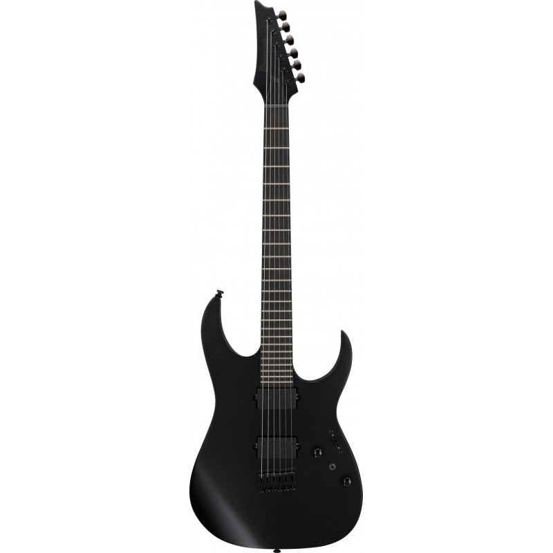Ibanez RGRTB621-BKF Iron Label RGRT Electric Guitar 6-String - Black Flat