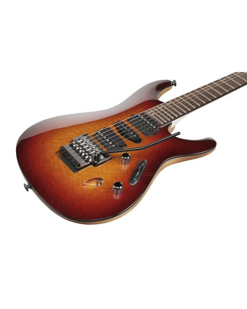Ibanez S6670SK-STB Prestige S Electric Guitar 6-String - Sunset Burst + Case