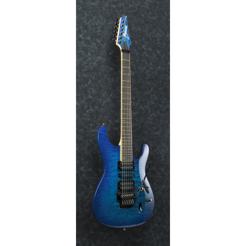 Ibanez S670QM-SPB S Electric Guitar 6-String - Sapphire Burst
