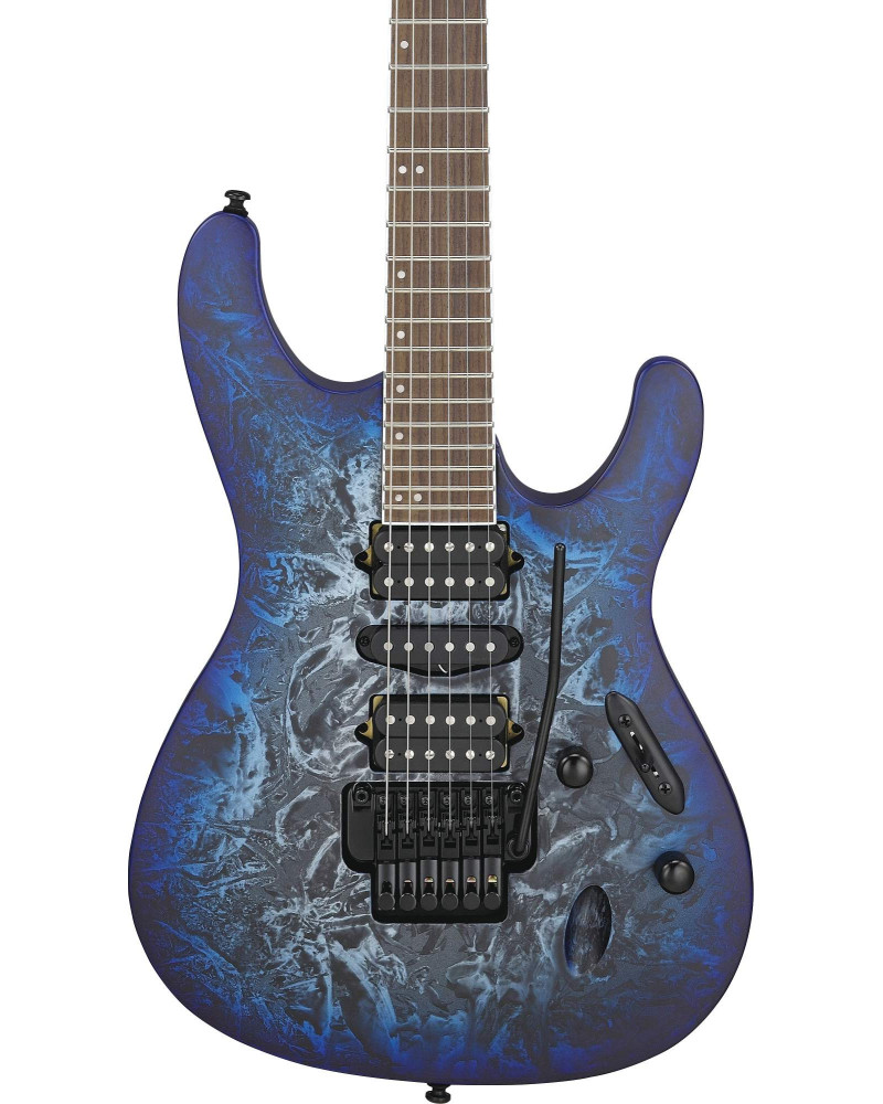 Ibanez S770-CZM S Electric Guitar 6-String - Cosmic Blue Frozen Matte