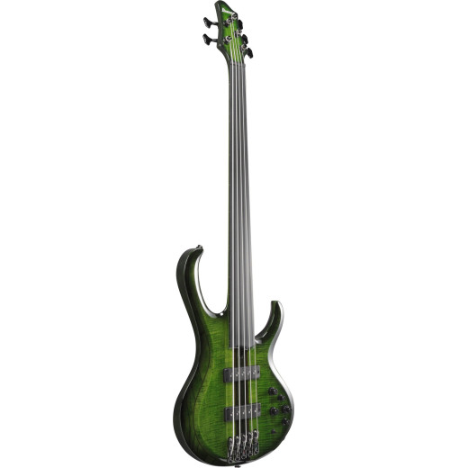 Ibanez SDGB1-DMT Steve Di Giorgio Signature Electric Bass 5-String Fretless - Dark Moss Burst