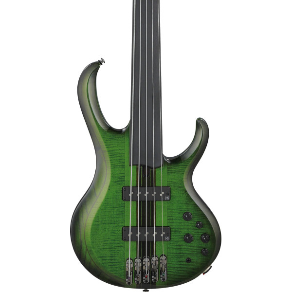 Ibanez SDGB1-DMT Steve Di Giorgio Signature Electric Bass 5-String Fretless - Dark Moss Burst