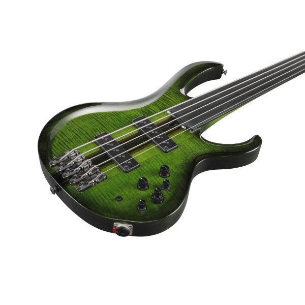 Ibanez SDGB1-DMT Steve Di Giorgio Signature Electric Bass 5-String Fretless - Dark Moss Burst