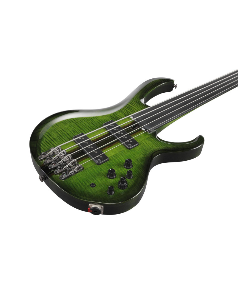 Ibanez SDGB1-DMT Steve Di Giorgio Signature Electric Bass 5-String Fretless - Dark Moss Burst