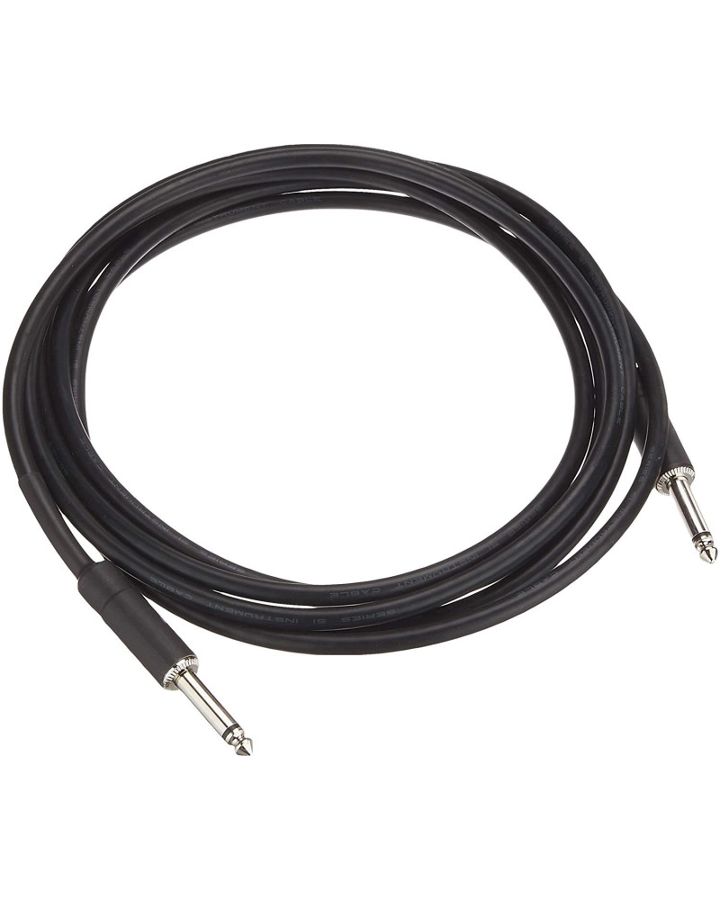Ibanez SI10 Guitar Instrument Cable - SI Series (Standard) - 2 Straight Plugs - Male - Male, Black - 3,05 m / 10 ft