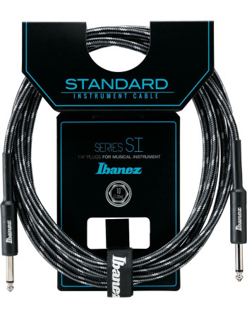 Ibanez SI10-CCT SI Series (Standard) Guitar Instrument Cable - 2 Straight Plugs Woven - Male - Male, Camouflage City - 3