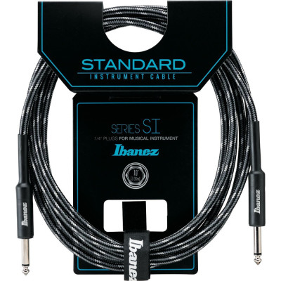 Ibanez SI10-CCT SI Series (Standard) Guitar Instrument Cable - 2 Straight Plugs Woven - Male - Male, Camouflage City - 3