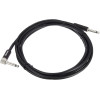 Ibanez SI10L SI Series (Standard) Guitar Instrument Cable- Straight & Right Angle plugs - Male - Male, Black - 3,05 m / 