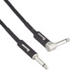 Ibanez SI10L SI Series (Standard) Guitar Instrument Cable- Straight & Right Angle plugs - Male - Male, Black - 3,05 m / 
