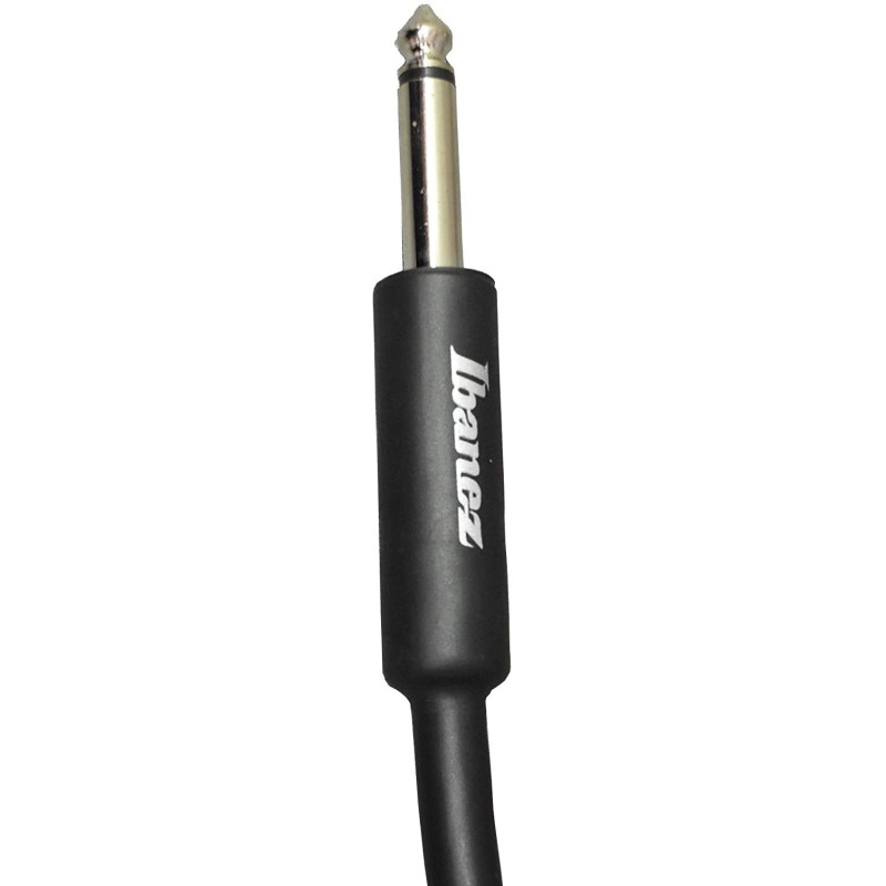 Ibanez SI20 SI Series (Standard) Guitar Instrument Cable - 2 Straight Plugs - Male - Male, Black - 6,10 m / 20 ft