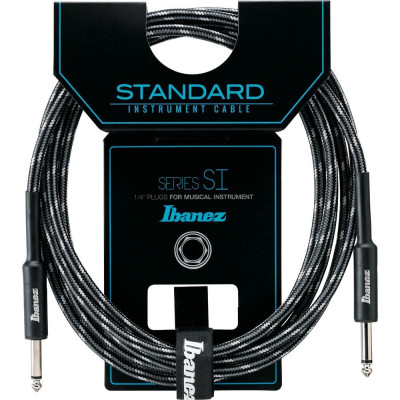 Ibanez SI20-CCT SI Series (Standard) Guitar Instrument Cable - 2 Straight Plugs Woven - Male - Male, Camouflage City - 6