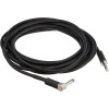 Ibanez SI20L SI Series (Standard) Guitar Instrument Cable - Straight & Right Angle plugs - Male - Male, Black - 6,10 m /