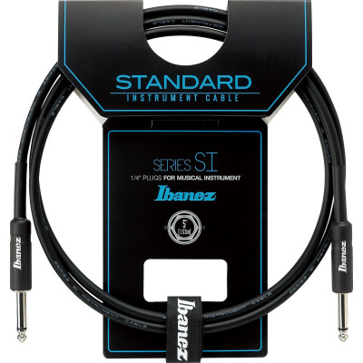 Ibanez SI5 Instrument Cable 1,52m Black 2 Straight Plugs
