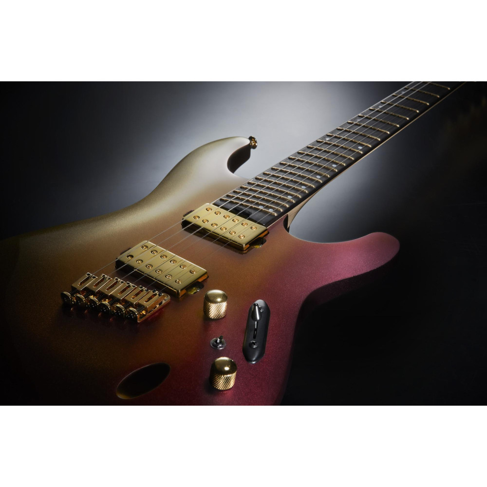 Ibanez SML721-RGC Axe Design Lab S Electric Guitar 6-String - Rose Gold Chameleon