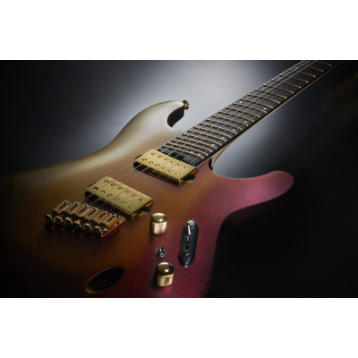 Ibanez SML721-RGC Axe Design Lab S Electric Guitar 6-String - Rose Gold Chameleon