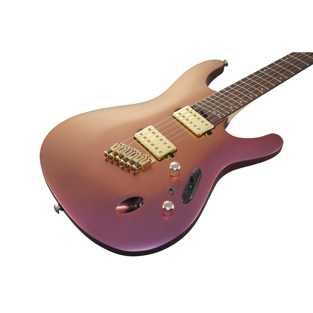 Ibanez SML721-RGC Axe Design Lab S Electric Guitar 6-String - Rose Gold Chameleon