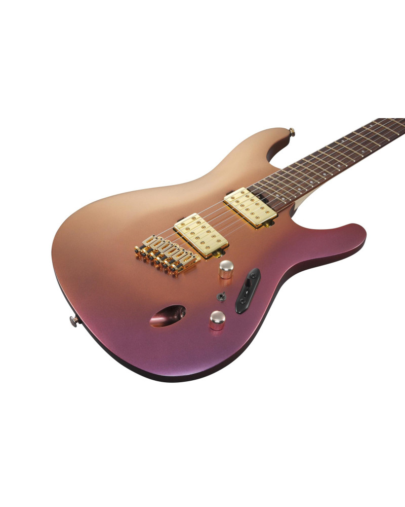 Ibanez SML721-RGC Axe Design Lab S Electric Guitar 6-String - Rose Gold Chameleon