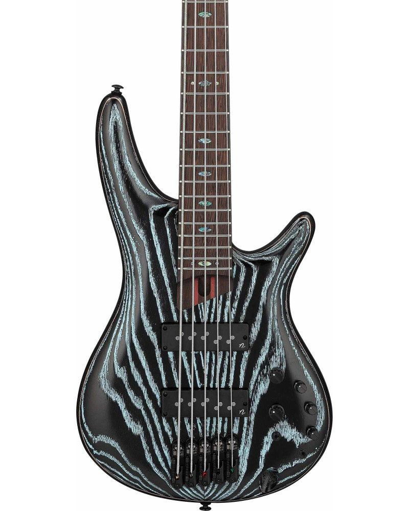 Ibanez SR1325SB-AVL Premium SR Electric Bass 5-String - Aqua Wave Low Gloss + Gig Bag