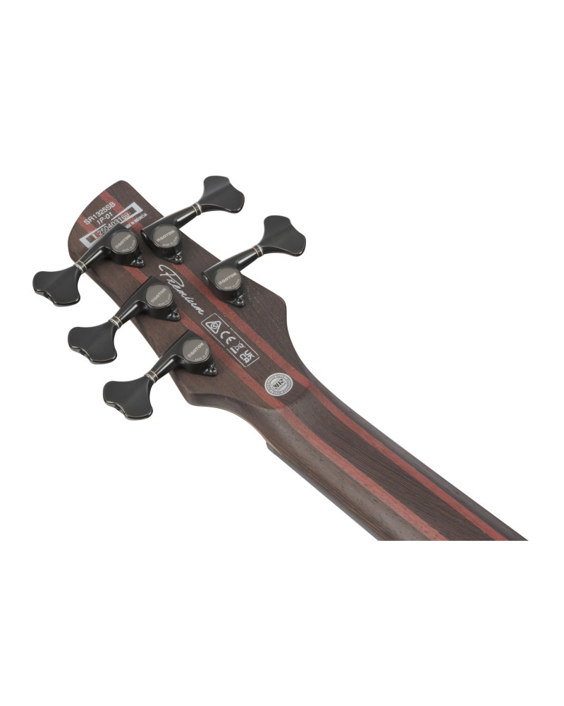 Ibanez SR1325SB-AVL Premium SR Electric Bass 5-String - Aqua Wave Low Gloss + Gig Bag