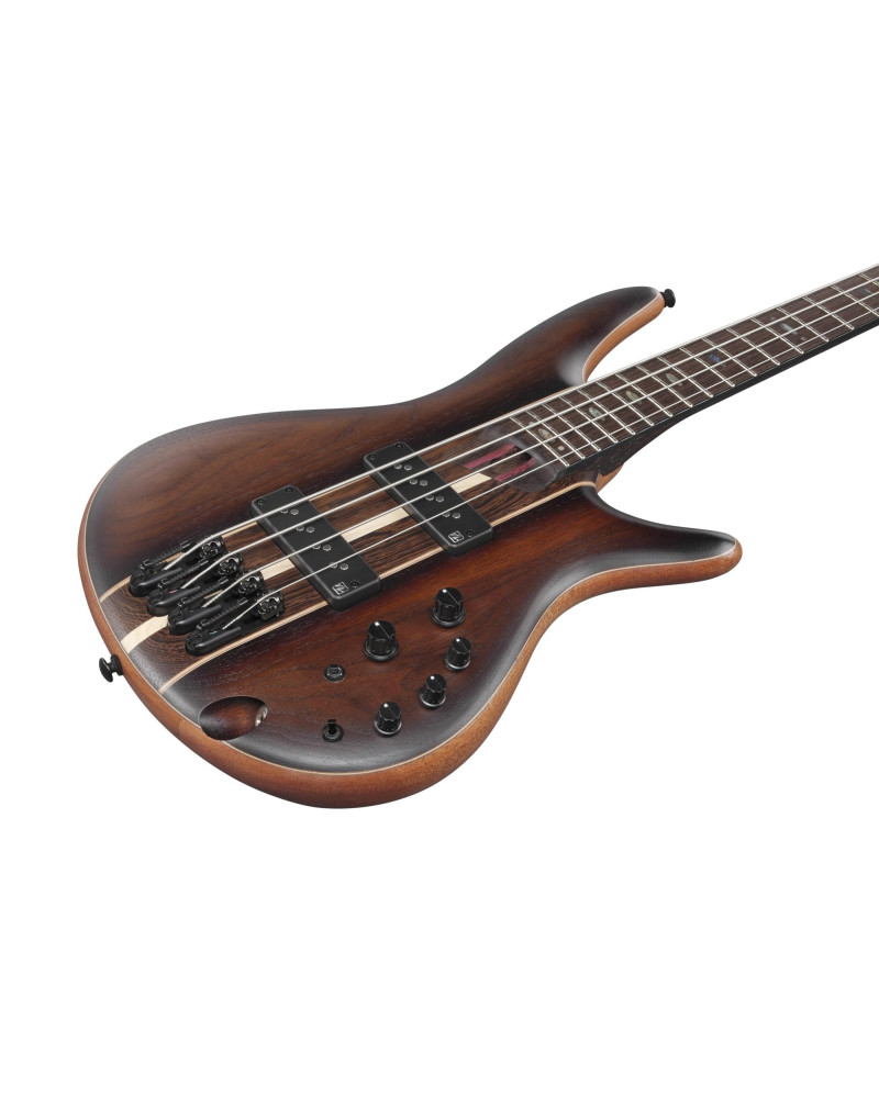 Ibanez SR1350B-DUF Premium SR Electric Bass 4-String - Dual Mocha Burst Flat + Gig Bag