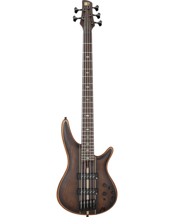 Ibanez SR1355B-DUF Premium SR Electric Bass 5-String - Dual Mocha Burst Flat + Gig Bag