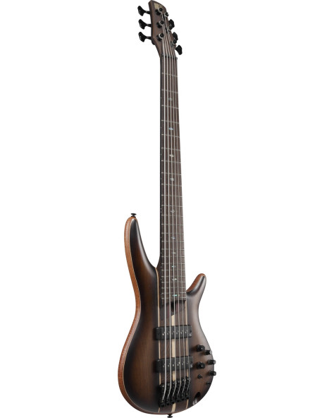 Ibanez SR1356B-DUF Premium SR Electric Bass 6-String - Dual Mocha Burst Flat + Gig Bag
