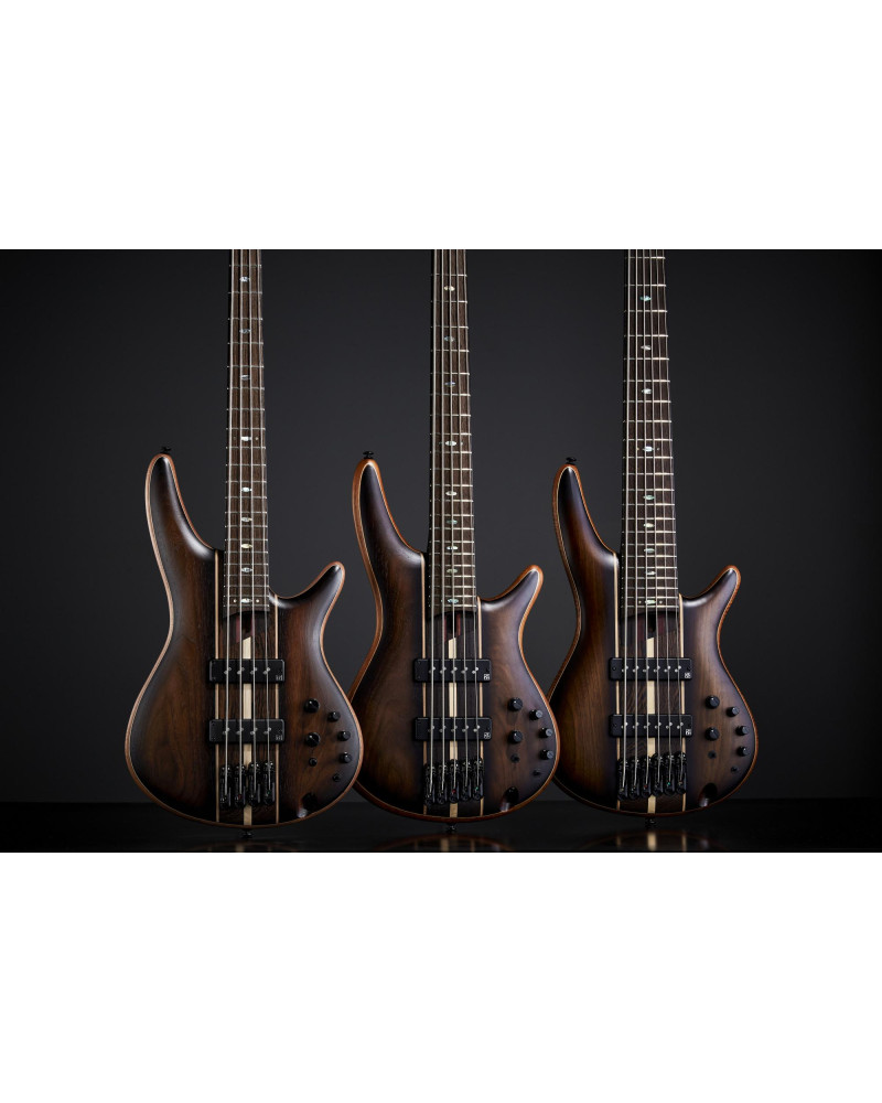 Ibanez SR1356B-DUF Premium SR Electric Bass 6-String - Dual Mocha Burst Flat + Gig Bag