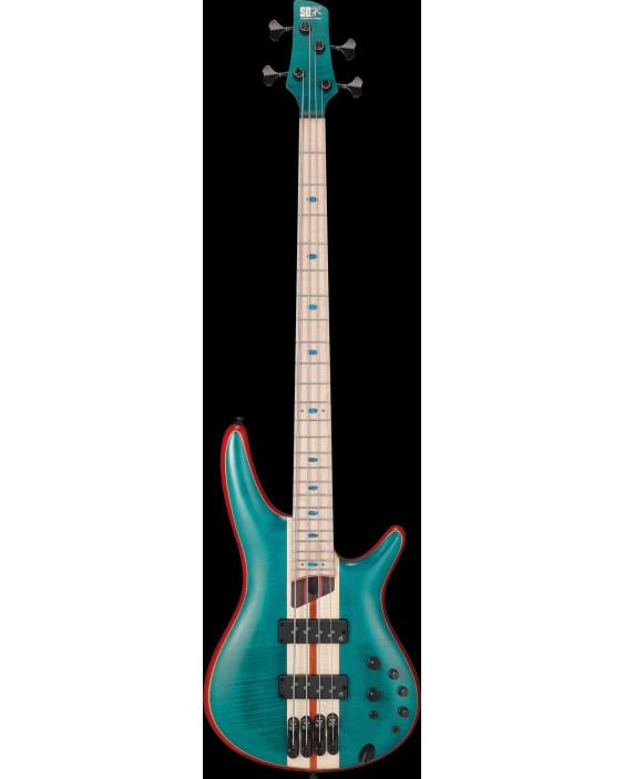 Ibanez SR1420B-CGL Premium SR Electric Bass 4-String - Caribbean Green Low Gloss + Gig Bag