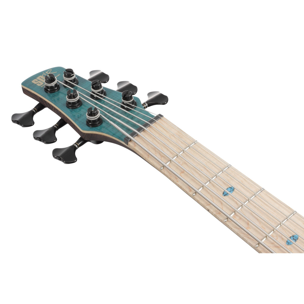 Ibanez SR1426B-CGL Premium SR Electric Bass 6-String - Caribbean Green Low Gloss + Gig Bag