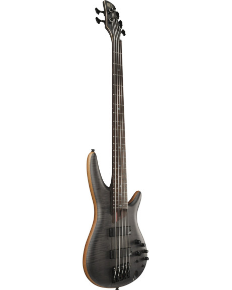 Ibanez SR1455DW-TGF Premium SR Electric Bass 5-String - Transparent Gray Flat + Gigbag