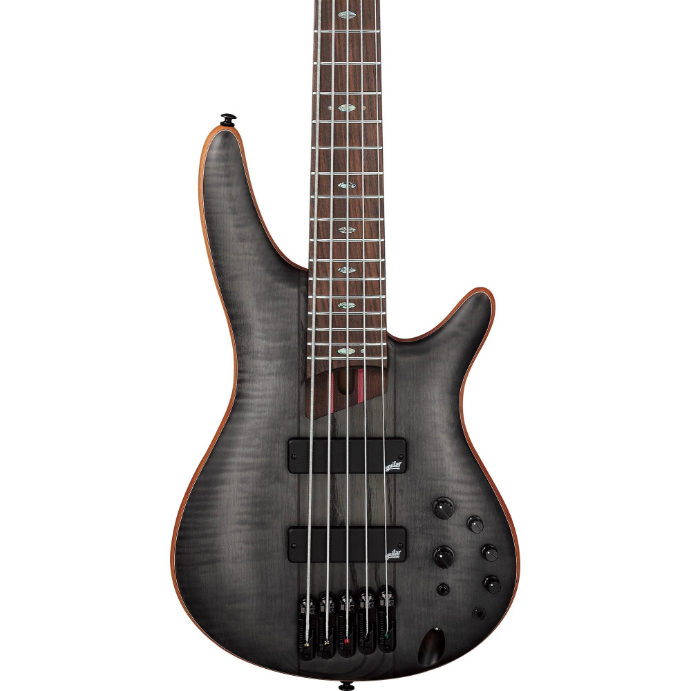 Ibanez SR1455DW-TGF Premium SR Electric Bass 5-String - Transparent Gray Flat + Gigbag