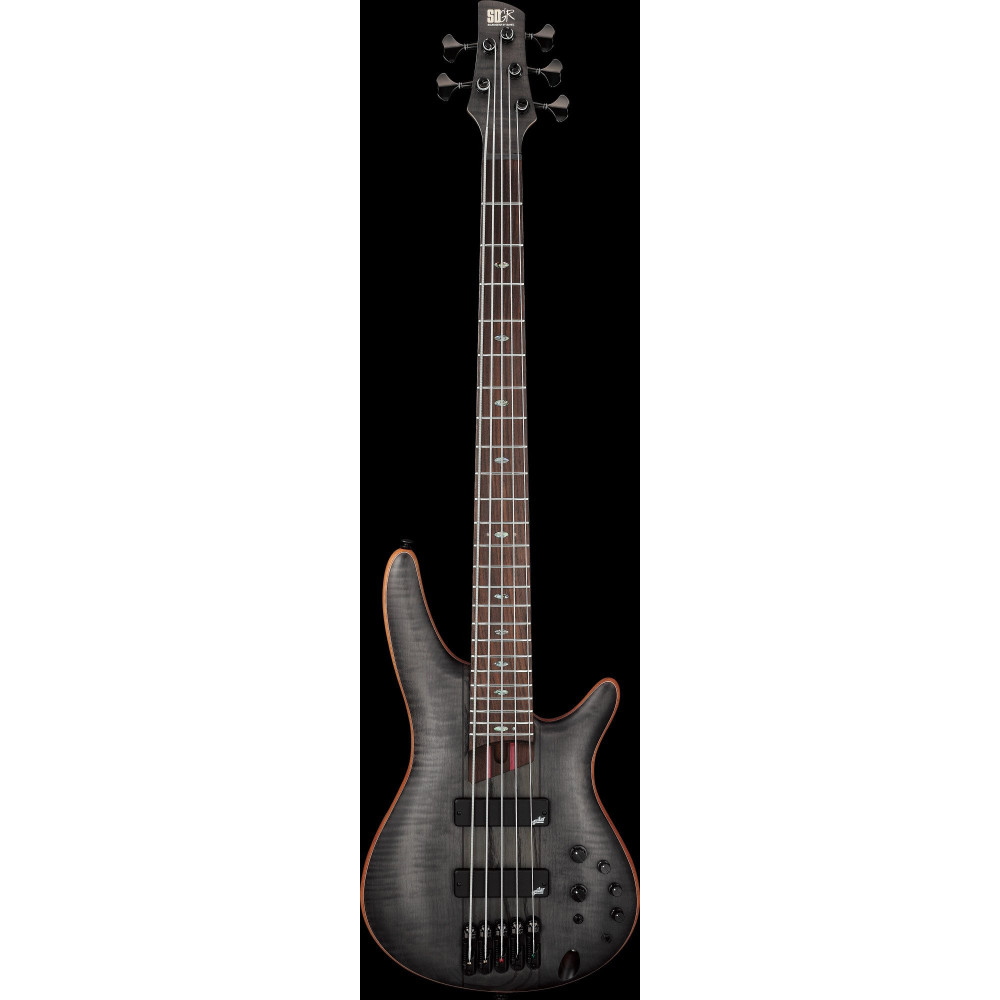 Ibanez SR1455DW-TGF Premium SR Electric Bass 5-String - Transparent Gray Flat + Gigbag