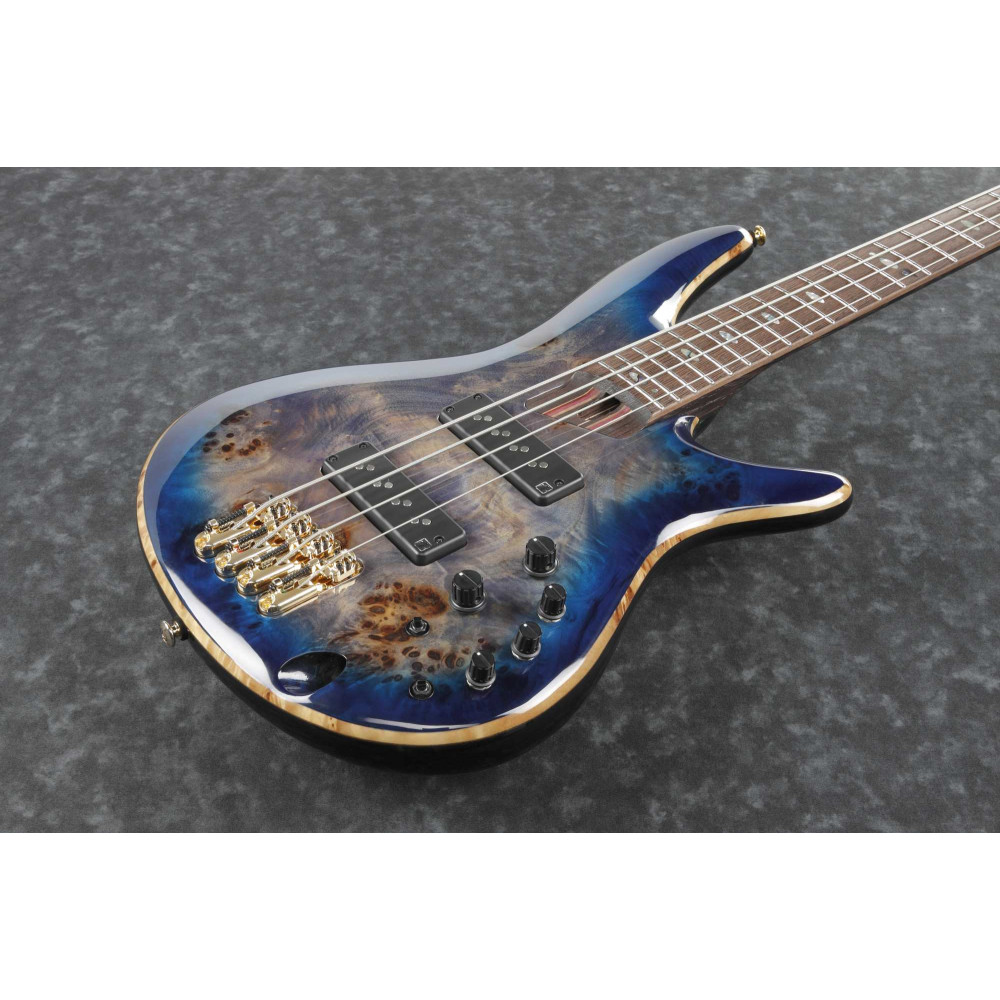 Ibanez SR2600-CBB Premium SR Electric Bass 4-String - Cerulean Blue Burst + Gig Bag