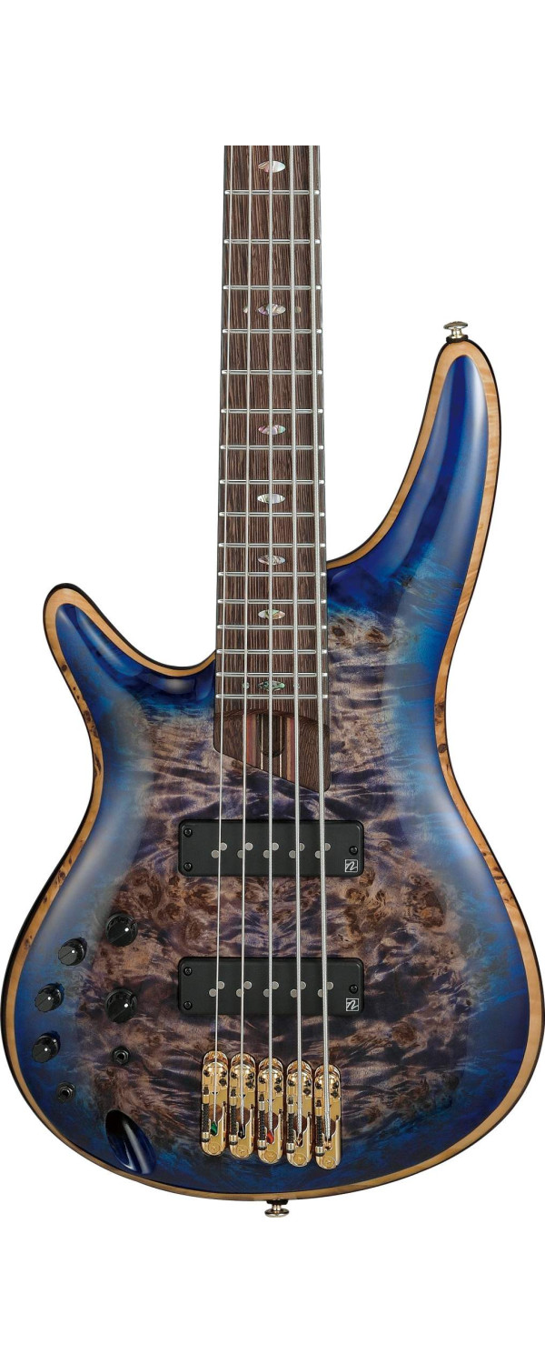 Ibanez SR2605L-CBB Premium SR Electric Bass 5-String Lefty - Cerulean Blue Burst + Gig Bag