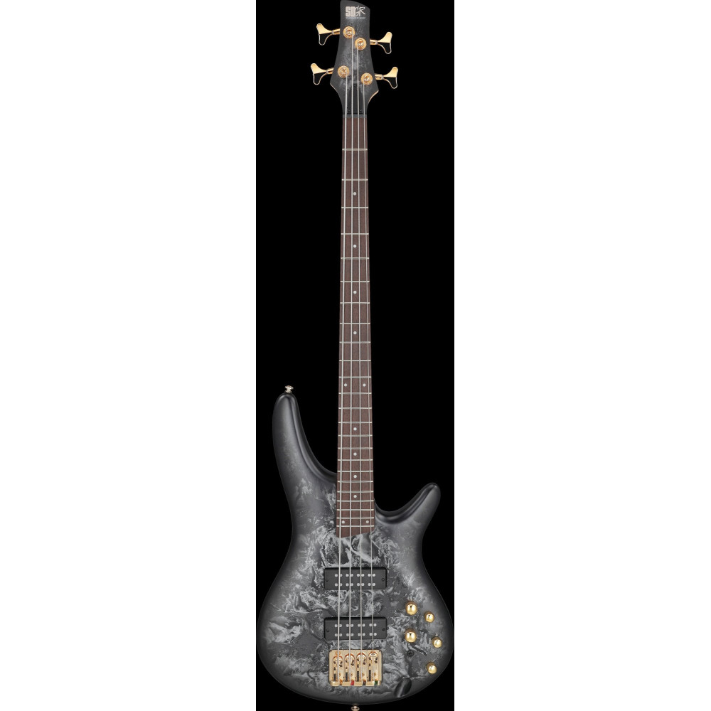 Ibanez SR300EDX-BZM SR Electric Bass 4-String - Black Ice Frozen Matte