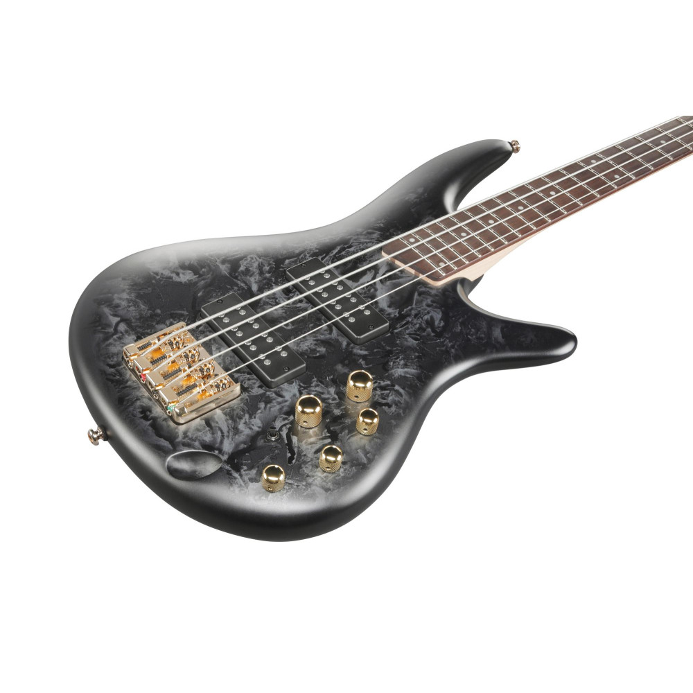 Ibanez SR300EDX-BZM SR Electric Bass 4-String - Black Ice Frozen Matte