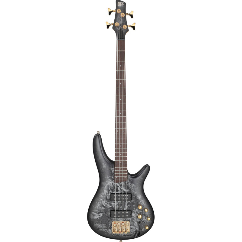 Ibanez SR300EDX-BZM SR Electric Bass 4-String - Black Ice Frozen Matte