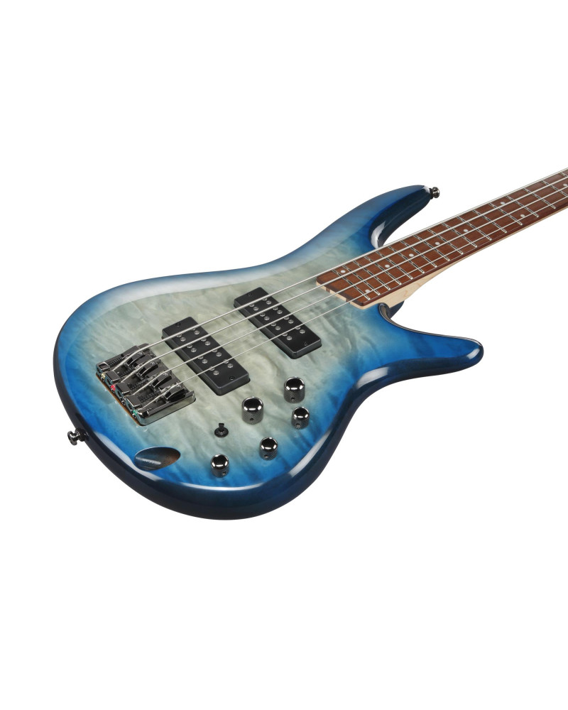 Ibanez SR400EQM-SCB SR Electric Bass 4-String - Stained Cosmic Blue Starburst