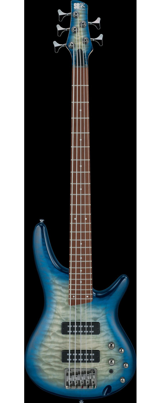 Ibanez SR405EQM-SCB SR Electric Bass 5-String - Stained Cosmic Blue Starburst