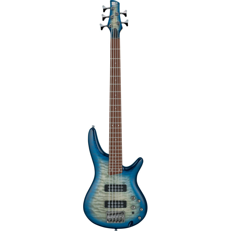 Ibanez SR405EQM-SCB SR Electric Bass 5-String - Stained Cosmic Blue Starburst