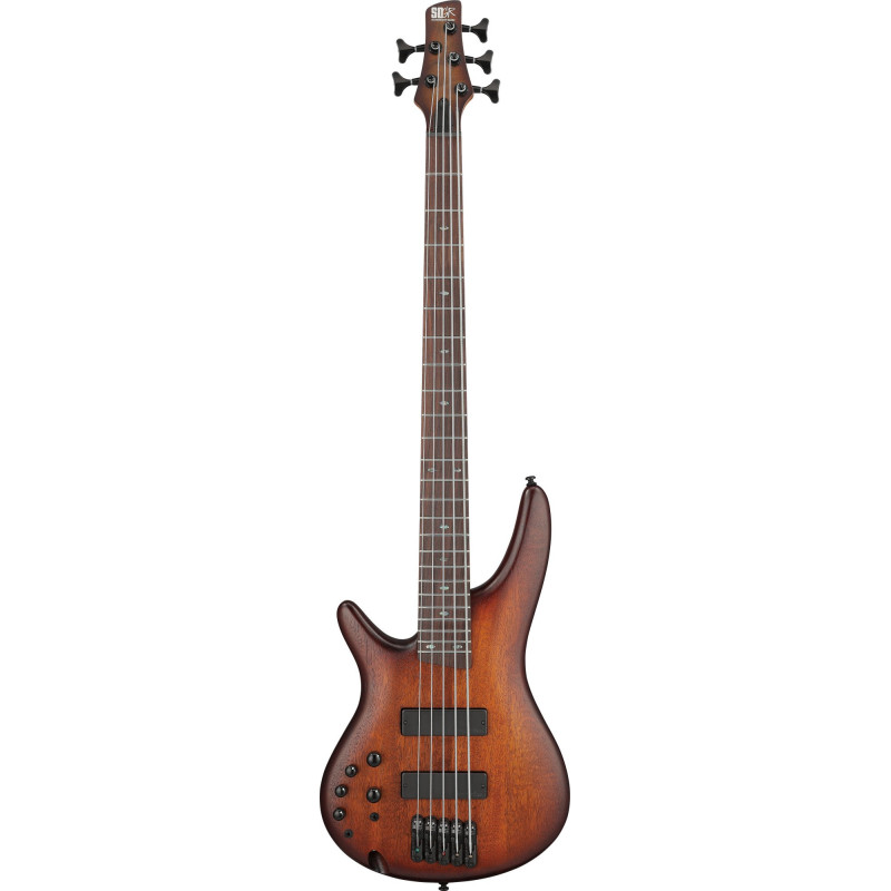 Ibanez SR505AL-MHL SR Electric Bass 5-String Lefty - Mahogany Brown Burst Low Gloss