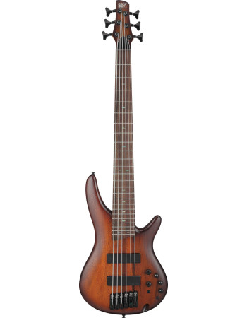 Ibanez SR506A-MHL SR Electric Bass 6-String - Mahogany Brown Burst Low Gloss