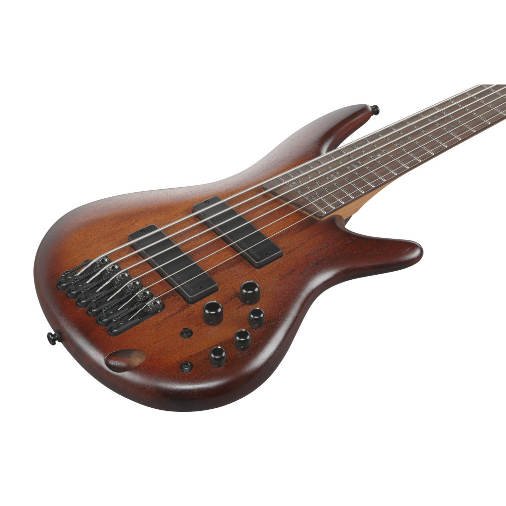 Ibanez SR506A-MHL SR Electric Bass 6-String - Mahogany Brown Burst Low Gloss