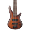 Ibanez SR506A-MHL SR Electric Bass 6-String - Mahogany Brown Burst Low Gloss