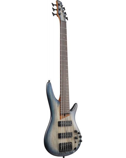 Ibanez SR606E-CTF SR Electric Bass 6-String - Cosmic Blue Starburst Flat