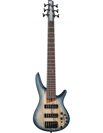 Ibanez SR606E-CTF SR Electric Bass 6-String - Cosmic Blue Starburst Flat