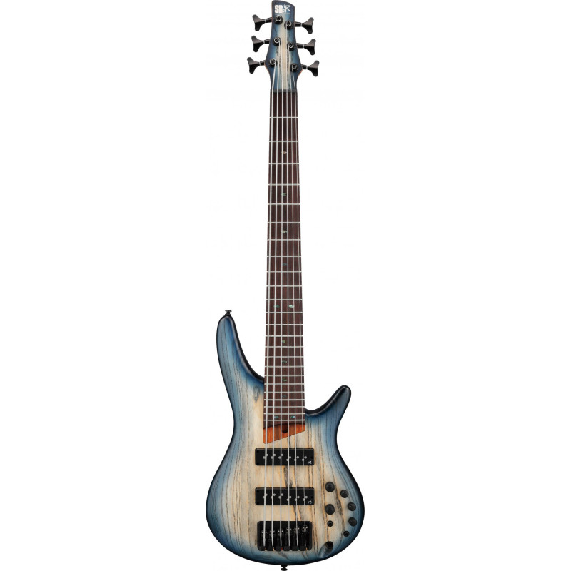 Ibanez SR606E-CTF SR Electric Bass 6-String - Cosmic Blue Starburst Flat